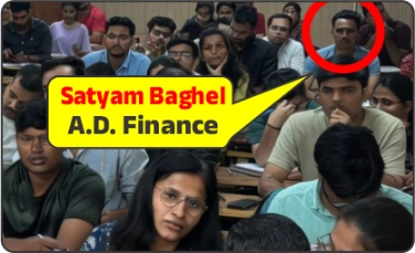 Satyam Baghel AD Finance topper at Champion Square MPPSC coaching classroom Indore