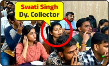 Swati Singh DC during MPPSC preparation at Champion Square Indore classroom